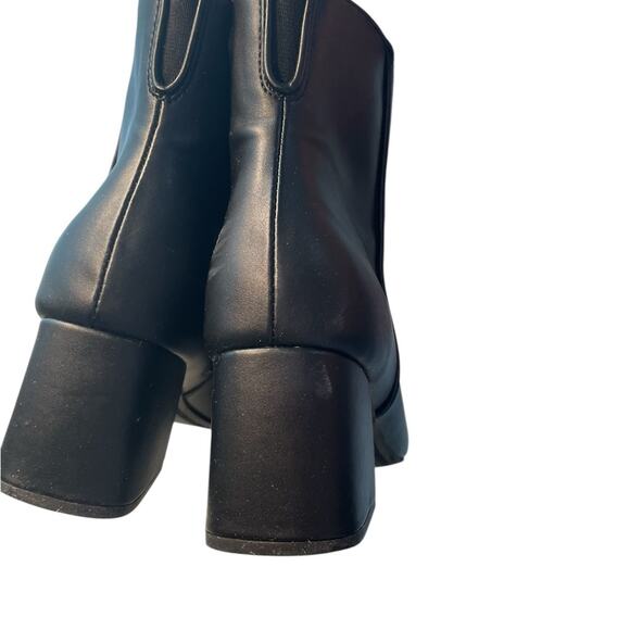 A New Day Black Ankle Fall Booties Women’s Size 8.5 RN#17730 Faux Leather EUC - Picture 5 of 8